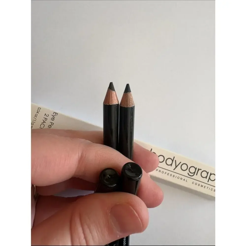 NWT bodyography eye liner pencil set with black and brown